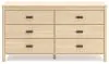 Ashley Furniture EB2444-231 Cabinella - Six Drawer Dresser - Tan