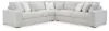 Ashley Furniture 25903/66/67/77/15 Ashley Furniture 25903/66/67/77/15 Stupendous - 4 Pc. - 3-Piece Sectional, Oversized Chaise - Alloy