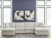 Ashley Furniture 92103S19 Ashley Furniture 92103S19 Modmax - 4-Piece Double Chaise Sectional - Oyster