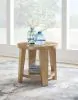 Ashley Furniture T674-6 Kristiland - Round End Table - Light Brown