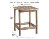 Ashley Furniture P014/898(2)/703 Ashley Furniture P014/898(2)/703 Sundown Treasure - 3 Pc. - Conversation Set - Grayish Brown