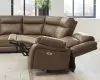 Ashley Furniture PC82305S7 Ashley Furniture PC82305S7 Max-Momentum - 7-Piece Power Reclining Sectional With 2 Audio Consoles - Biscotti