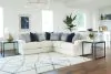 Jackson Furniture Industries 2470/72/46-21 Jackson Furniture Industries 2470/72/46-21 Polaris - 2 Piece Sectional With Comfort Coil Seating And 9 Accent Pillows Included - Sugar