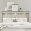 Liberty Furniture 457-BR13M Ivy Hollow - Queen Mantle Headboard - Weathered Linen / Dusty Taupe