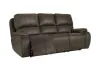 New Classic U093-30P2-BRN Brookings - Sofa With Power Headrest & Footrest - Brown