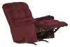 Jackson Furniture Industries 47372-1765/40 Jackson Furniture Industries 47372-1765/40 Nettles - Chaise Rocker Reclining With Deluxe Heat/Massage - Merlot
