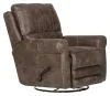 Jackson Furniture Industries 47535-1304/59-3304/59 Jackson Furniture Industries 47535-1304/59-3304/59 Maddie - Faux Leather Swivel Glider Recliner - Tanner