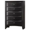 CoasterEssence 200701KE-S5 Briana - 5 Piece King Bedroom Set - Black