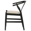 Coaster Fine Furniture 108482 Crestmont - Wood Wishbone Dining Side Chair (Set of 2) - Black