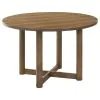 Coaster Fine Furniture 108570-S5 Crestmore - 5 Piece Round Wood Dining Table Set - Walnut