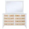 Coaster Fine Furniture 223473M Bexhill - 10-Drawer Dresser And Mirror - White