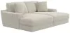 Jackson Furniture Industries 3445/15/16-11 Cozy - 2 Piece Double Wide Chaise With USB Charging Ports - Pearl