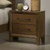 New Classic B0182-040 Ballard - 2 Drawer Nightstand - Walnut