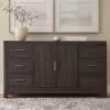 Liberty Furniture 313-BR31 Liberty Furniture 313-BR31 Modern Edge - 2 Door 6 Drawer Dresser - Caffe