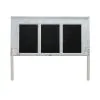 Liberty Furniture 781-BR15HU Liberty Furniture 781-BR15HU Reflections - King Upholstered Panel Headboard With Lights - Pearl White