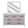 Liberty Furniture 142-BR-DM Backroads - Dresser & Mirror - Weathered White