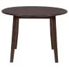 Coaster Fine Furniture 150340 Barton - 5 Piece Round Wood Dining Table Set - Dark Brown