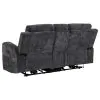 Coaster Fine Furniture 610155P Kennett - Chenille Upholstered Power Reclining Loveseat - Dark Gray
