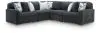 Ashley Furniture 98105S27 Ashley Furniture 98105S27 Midnight-Madness - 5-Piece Sectional - Gunmetal