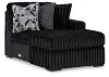Ashley Furniture 98103S9 Ashley Furniture 98103S9 Midnight-Madness - 3-Piece Sectional With Raf Corner Chaise - Onyx