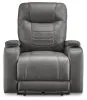 Ashley Furniture 1610213 Ashley Furniture 1610213 Schooner Rocks - Power Recliner / Adj Headrest - Slate