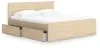 Ashley Furniture EB9632B18 Ashley Furniture EB9632B18 Onita - Queen Panel Platform Bed With 2 Side Storage - Natural