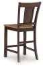 Ashley Furniture PCD651-124 Rylandeen - Barstool (Set of 2) - Light Brown / Dark Brown