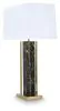 Ashley Furniture L428984 Neonish - Marble Table Lamp - Black / Gold Finish