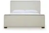 Ashley Furniture PCB843B5 Radkin - California King Upholstered Panel Bed - Burnished Brown