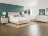 Riverside Furniture 25073-25074-25072 Carmella - Queen Panel Bed - Pebble Oak