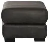 Jackson Furniture Industries 445310-1227/28-3027/28 Grant - Faux Leather Ottoman - Steel