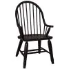 Liberty Furniture 17-C4051 Liberty Furniture 17-C4051 Treasures - Bow Back Arm Chair - Black