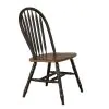 Liberty Furniture 186B-C1000S Liberty Furniture 186B-C1000S Carolina Crossing - Windsor Side Chair - Black / Antique Honey