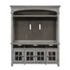 Liberty Furniture 824-ENTW-ENC Liberty Furniture 824-ENTW-ENC Heartland - Entertainment Center - Antique White / Tobacco Tops