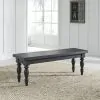 Liberty Furniture 879-DR-6TRS Harvest Home - 6 Piece Trestle Table Set - Black
