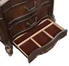 New Classic B532-040 Constantine - Nightstand With Marble Top - Cherry
