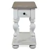 Riverside Furniture 38009 Jameson - Chairside Table - White