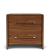 Riverside Furniture 83768 Elsie - 2 Drawer Nightstand - Dark Brown