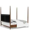 Riverside Furniture 83780-83771-83772 Elsie - King Poster Bed - Dark Brown
