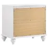 CoasterEveryday 205892 Barzini - 2-Drawer Nightstand - White
