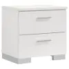 CoasterEssence 300345Q-S4 Jeremaine - Queen 4 Piece Bedroom Set - White