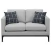 CoasterElevations 508682 Apperson - Upholstered Track Arm Loveseat - Light Gray