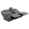 CoasterEssence 600370B1 Higgins - Upholstered LAF Power Loveseat - Gray