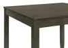 Coaster Fine Furniture 150410 Parkwood - 5 Piece Square Dining Table Set - Charcoal