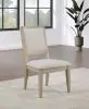 Coaster Fine Furniture 123122 Trofello - Cushioned Dining Side Chair (Set of 2) - White Washed
