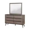 Furniture of America CM7386GY-M Lennart - Rectangular Mirror - Gray