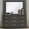 Liberty Furniture 732-BR-DM Cascade Falls - Dresser & Mirror - Satin Espresso