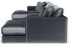 Jackson Furniture Industries 2245/75/31/76-23 Jackson Furniture Industries 2245/75/31/76-23 Remington - 4 Piece Modular Double Chaise Sectional - Slate