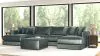 Jackson Furniture Industries 2245/75/31/76/12-35 Jackson Furniture Industries 2245/75/31/76/12-35 Remington - 4 Piece Modular Double Chaise Sectional And 1 Included Cocktail Ottoman - Pine