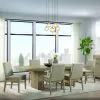 Intercon NS-TA-42106-WSN-C Nash - Trestle Dining Table - Weathered Sand